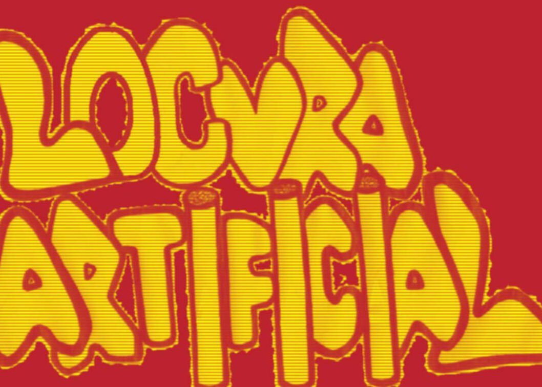 Letras estilo graffiti en amarillo sobre fondo rojo que ilustran la pregunta ¿Es pecado irse de casa? Lo que la Biblia dice al respecto.