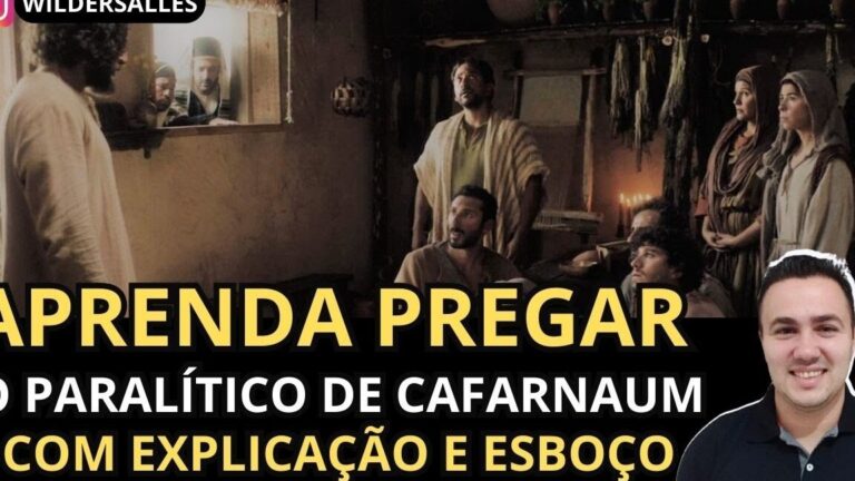 Representación bíblica en interior con oyentes y observadores en ventana, Descubriendo la Profunda Reflexión de la Parábola del Paralítico